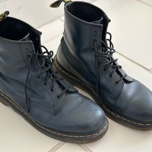Doc Martens 8-eye boots, lightly worn.